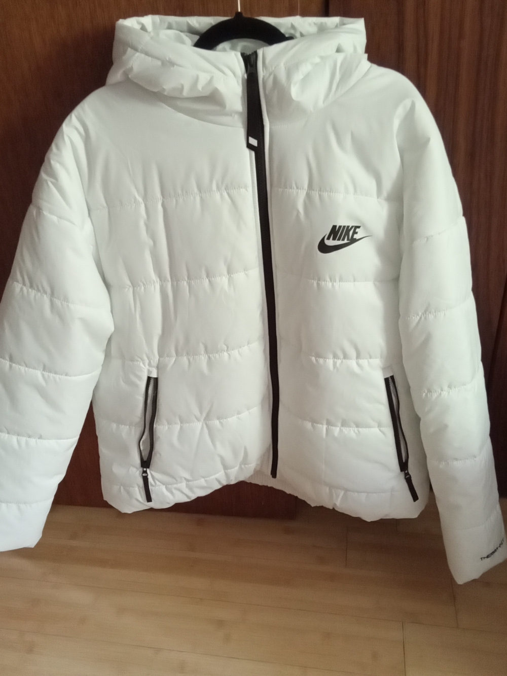 Nike Tech Pack Therma-Fit Puffer Light Weight Jacket Black/White Size XL